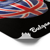 「落ち着いて、キティと一緒にお茶を」 , 赤いタータン, 猫のお茶会 ポスター (角)