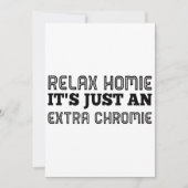 落ち着いて、ホミー。それはただの余ったクロミーのヒップスターTシャツ (正面)