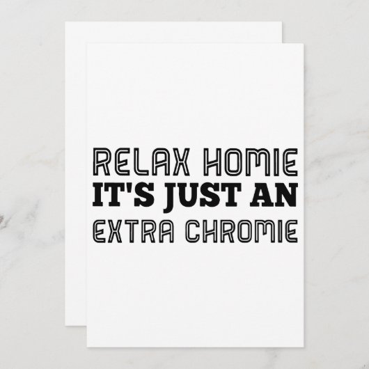 落ち着いて、ホミー。それはただの余ったクロミーのヒップスターTシャツ (正面/裏面)