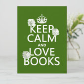 落ち着いて、本を愛そう（どんな色でも） 招待状 (スタンド正面)