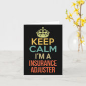 落ち着いて 私は保険査定人 カード (黄色い花)