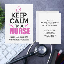 落ち着いて 私は看護師です リマインダー