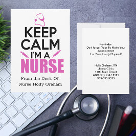 落ち着いて 私は看護師です リマインダー 案内状