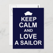 落ち着いて、船乗りを愛して ポストカード (正面/裏面)