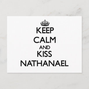 落ち着いて Nathanael にキスして ポストカード