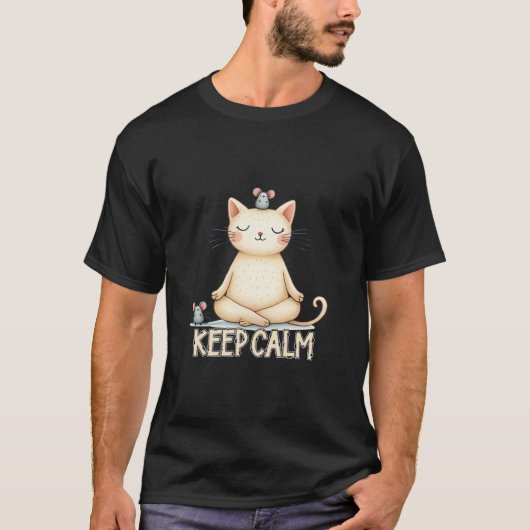 落ち着いて Tシャツ (正面)