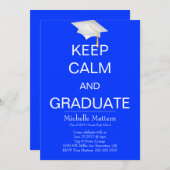 落ち着い保て大学院の招待状 招待状 (正面/裏面)