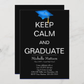 落ち着い保て大学院の招待状 招待状 (正面/裏面)