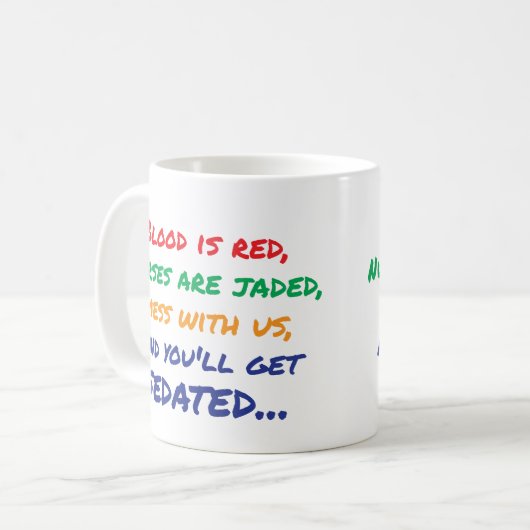 落ち着かせられる-ナースのコーヒー・マグ得て下さい コーヒーマグカップ (正面左)