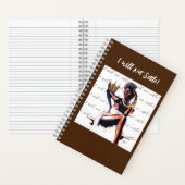 「落ち着かない！」 リングノート (内側)