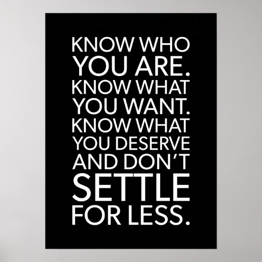 落ち着かない – 成功やる気を起こさせる ポスター (正面)