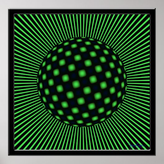 落ち着きのないツイスト球体 ポスター (正面)