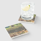 落ち着きストップた ストーンコースター (横)