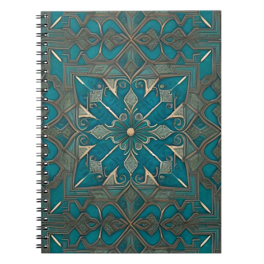 落ち着きパターン ノートブック (正面)