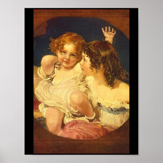 落ち着き払った子ども達のSir_ポートレート ポスター (正面)