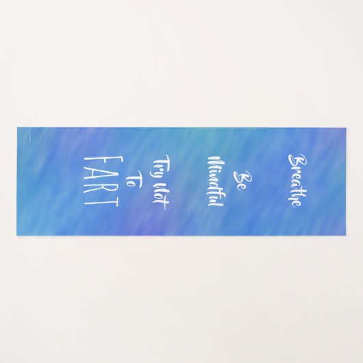 落ち着き払って屁をこかないようにする ヨガマット (正面(横))