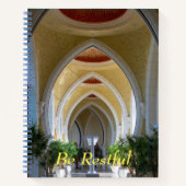 「落ち着き」スパイラル手帳 ノートブック (正面)