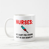 落ち着くナース コーヒーマグカップ (左)