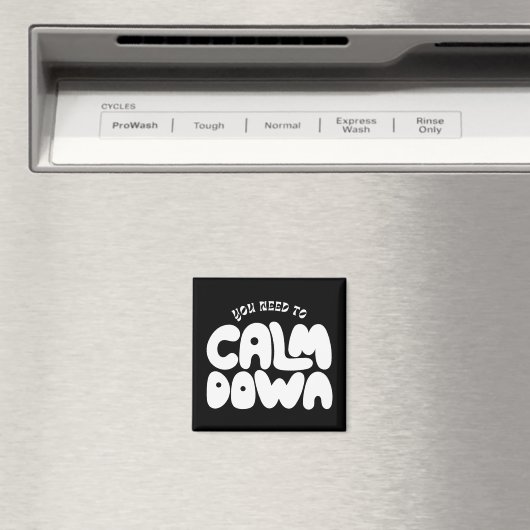 落ち着く必要があるタイポグラフィおもしろいことわざ マグネット (インサイチュ (食洗機))