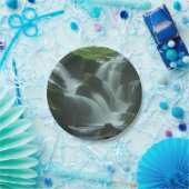 落ち着く滝 ペーパープレート (パーティー)