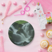 落ち着く滝 ペーパープレート (パーティー)