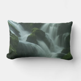 落ち着く滝 ランバークッション