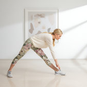 落ち着く花 カプリレギンス