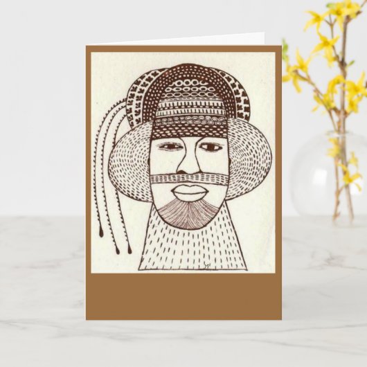 落ち着く カード (黄色い花)