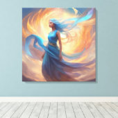 落ち着く キャンバスプリント (インサイチュ (ウッドフロア))