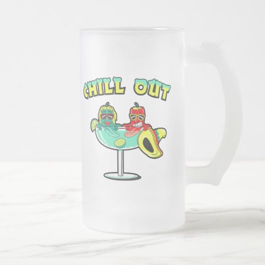 落ち着く フロストグラスビールジョッキ (右)