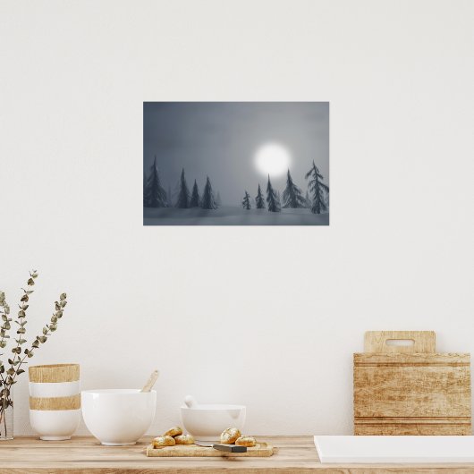 落ち着く ポスター (キッチン)