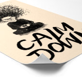 落ち着く ポスター (角)