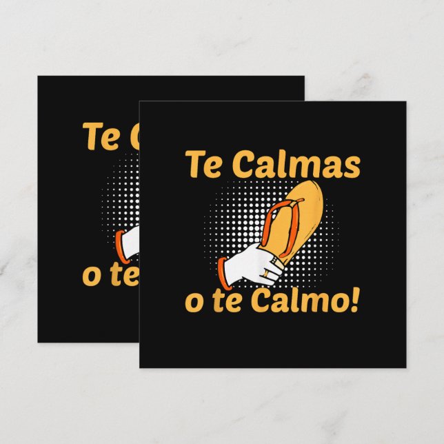 落ち着けよ、オレを落ち着かせろ スペイン語の母、メキシコのユーモア (正面/裏面)