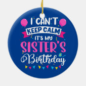 落ち着け保ない妹誕生日 セラミックオーナメント (裏面)