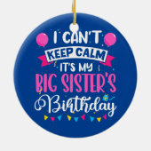 落ち着け保ない姉の誕生日 セラミックオーナメント (裏面)