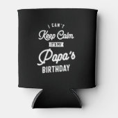 落ち着け保ない私のパパの誕生日 缶クーラー (正面)