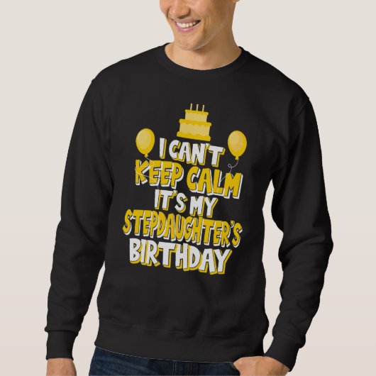 落ち着け保ない義理の娘の誕生日 スウェットシャツ (正面)
