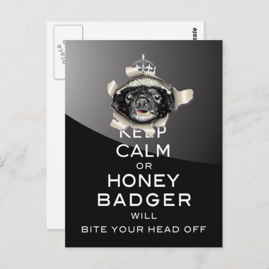 落ち着け、あるいはハニーバジャール… ポストカード (正面/裏面)