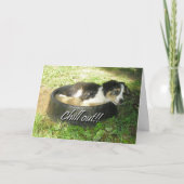 「落ち着け!」 カード (正面)