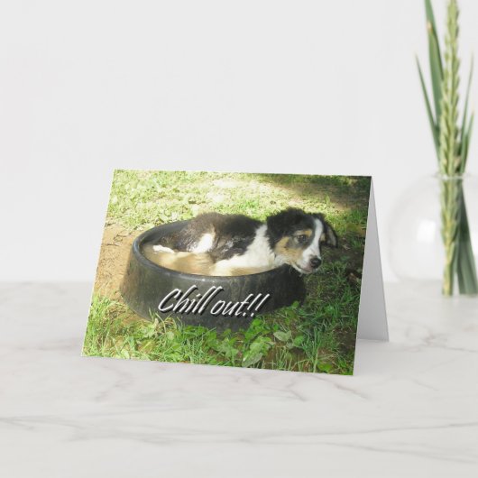 「落ち着け!」 カード (正面)