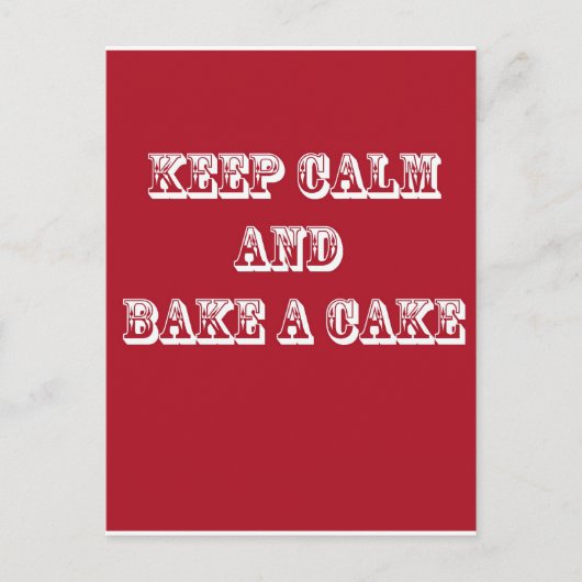 落ち着け! ポストカード (正面)