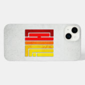 落ち着け！- Deluxe Fiery Red Edition iPhone iPhoneケース (裏面横)