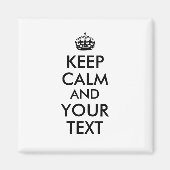 落ち着保いたテキストのマグネットカラーカスタムを作成 マグネット (正面)