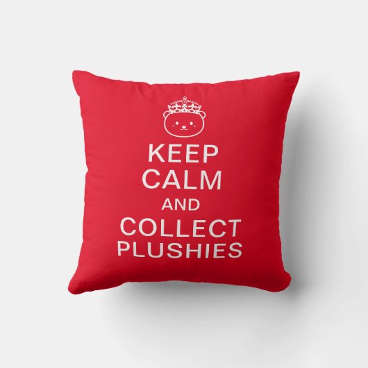 落ち着保いてつぐみを集める |かわいいおもしろい引用文 クッション (裏面)