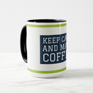 落ち着保いてコーヒーを入れる マグカップ