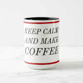 落ち着保いてコーヒーを入れる マグカップ (中央)