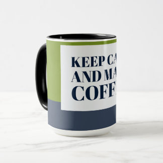 落ち着保いてコーヒーを入れる マグカップ