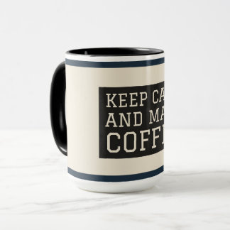落ち着保いてコーヒーを入れる マグカップ