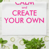 落ち着保いて独自の作り方-ピンク キッチンタオル (折り畳み)