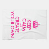 落ち着保いて独自の作り方-ピンク キッチンタオル (横)